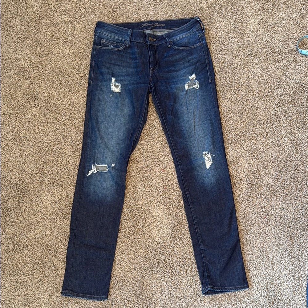 Mavi Ruxin Distressed Boyfriend Jeans